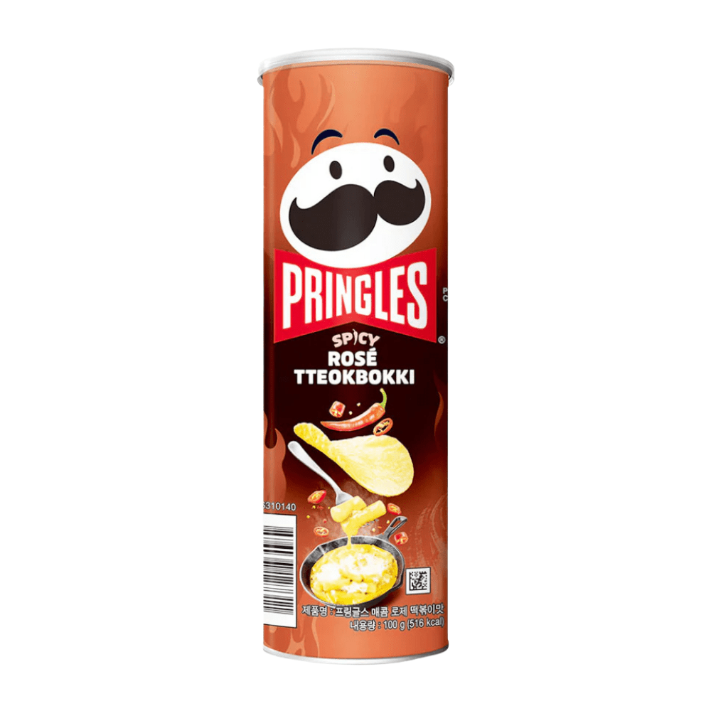South Korea 🇰🇷 - Pringles Spicy Rose Tteokbokki - InOutSnackz