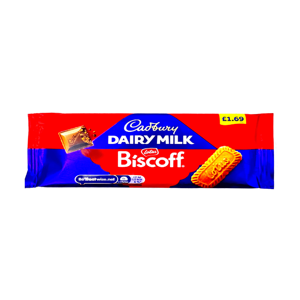 UK 🇬🇧 - Cadbury Dairy Milk Lotus Biscoff - InOutSnackz