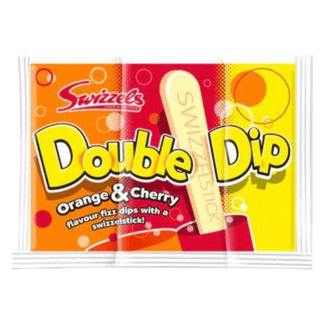 Australia 🇦🇺 - Swizzels Double Dip Orange & Cherry - InOutSnackz
