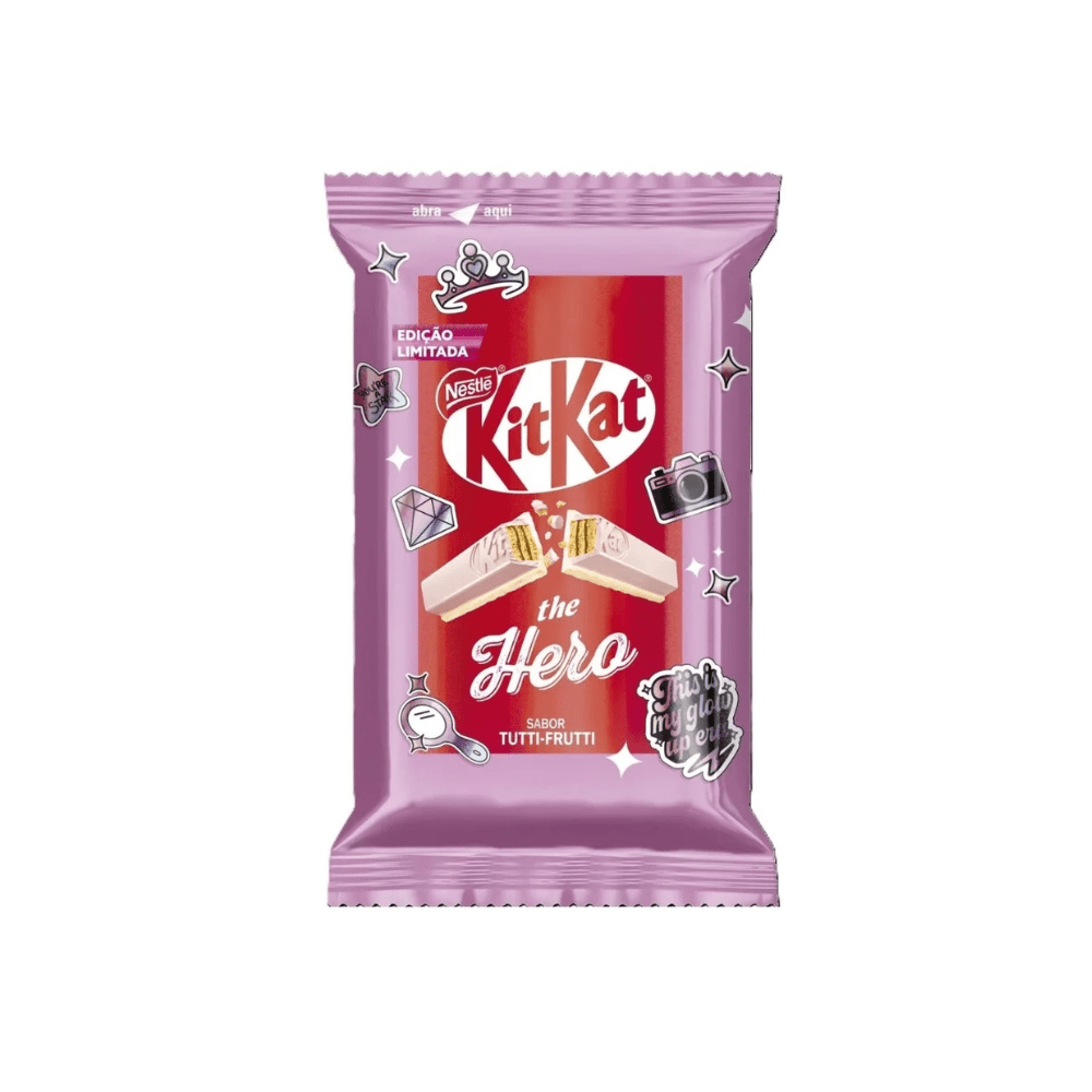 Brazil 🇧🇷 - Kit Kat The Hero Tutti - Frutti - InOutSnackz