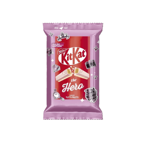 Brazil 🇧🇷 - Kit Kat The Hero Tutti - Frutti - InOutSnackz