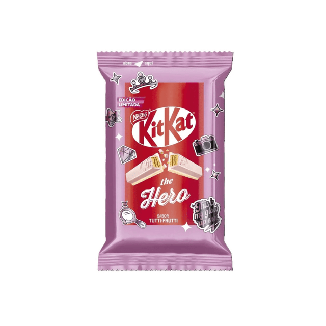 Brazil 🇧🇷 - Kit Kat The Hero Tutti - Frutti - InOutSnackz