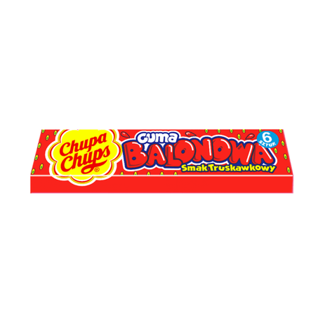 Poland 🇵🇱 - Chupa Chups Strawberry Bubble Gum - InOutSnackz