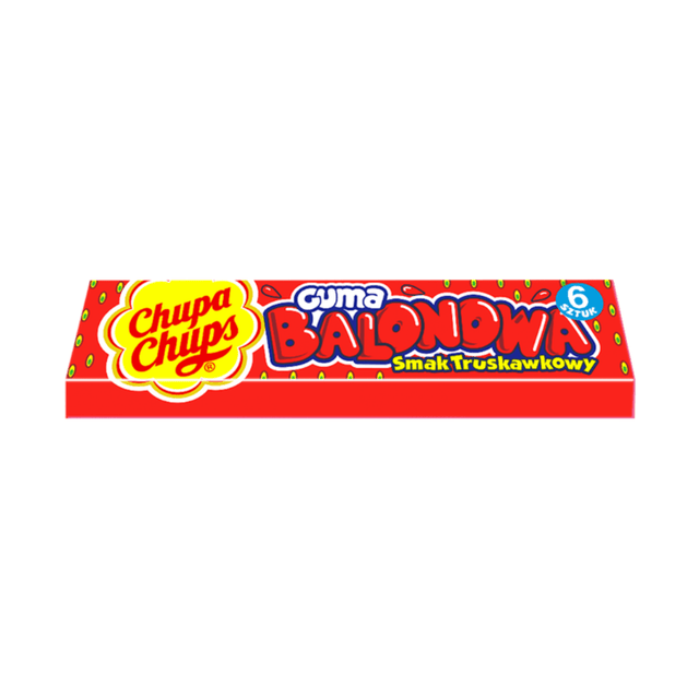 Poland 🇵🇱 - Chupa Chups Strawberry Bubble Gum - InOutSnackz