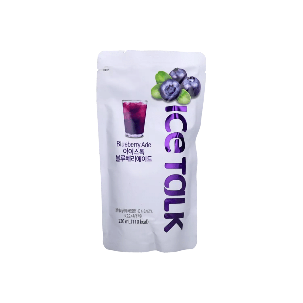 South Korea 🇰🇷 - Ice Talk Blueberry Ade - InOutSnackz