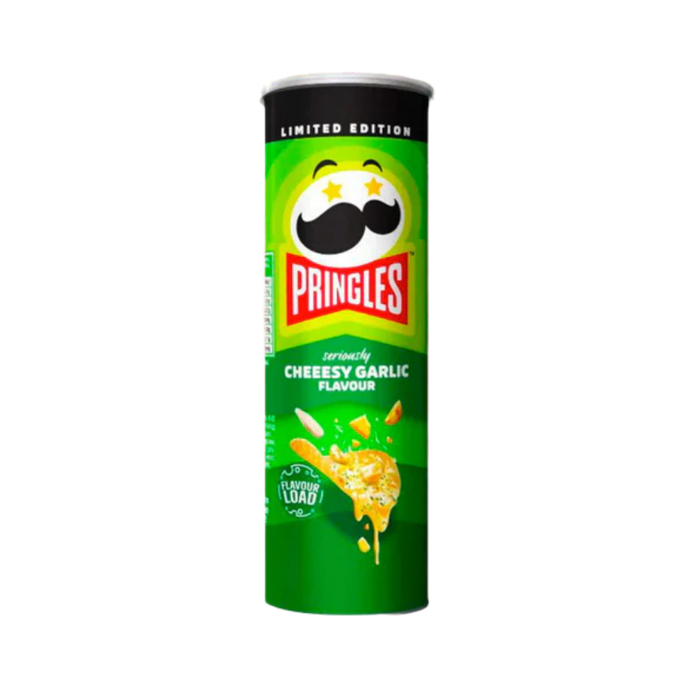 South Korea 🇰🇷 - Pringles Seriously Rich Cheesy Garlic - InOutSnackz