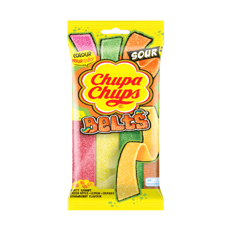 UK 🇬🇧 - Chupa Chups Sour Mixed Belts - InOutSnackz
