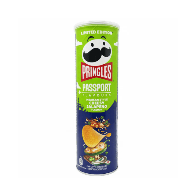 UK 🇬🇧 - Pringles Passport Mexican Style Cheesy Jalapeno - InOutSnackz