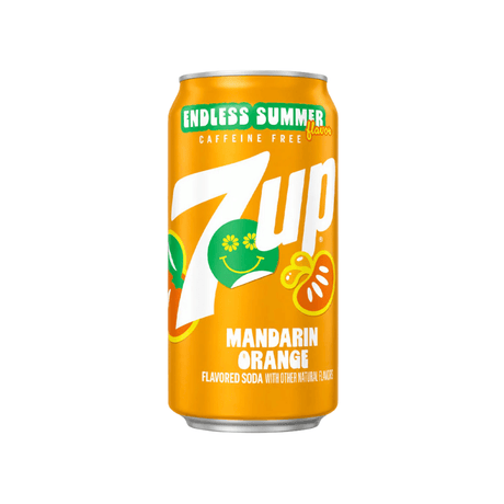 USA 🇺🇸 - 7UP Mandarin Orange - InOutSnackz