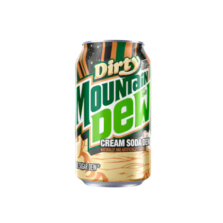 USA 🇺🇸 - Mountain Dew Dirty Cream Soda Dew Zero Sugar - InOutSnackz
