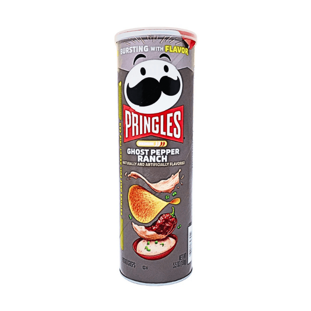 USA 🇺🇸 - Pringles Ghost Pepper Ranch - InOutSnackz