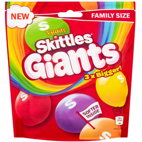 UK 🇬🇧 - Skittles Fruit Giants - InOutSnackz