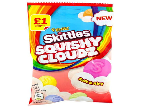 UK 🇬🇧 - Skittles Fruits Squishy Cloudz - InOutSnackz